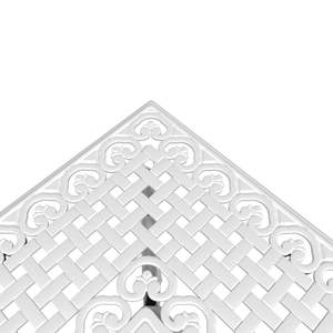 Conjunto de Muebles de Patio de Aluminio Fundido Blanco, Compacto y Duradero - Product Image 6