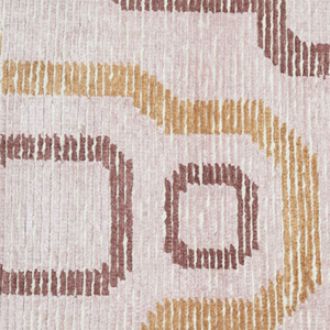 DECORDEC Tapis en laine tufté à la main Golden Link Beige Moutarde, style moderne rétro géométrique, antidérapant, écologique, à poils épais, pour - Product Image 3