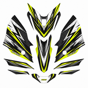 Pegatinas Personalizadas para Casco de Ciclismo, Kit de Calcomanías para Casco de Motocicleta, Gráficos de Vinilo para Carreras, Resistentes al Agua y a los Rayos UV, Vinilo Adhesivo para Casco - Product Image 2