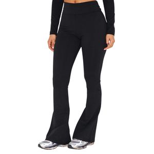Pantalones de Yoga de Cintura Alta para Mujer, al por Mayor, Personalizados, Transpirables, de Pierna Ancha, Levanta Glúteos, para Fitness y Entrenamiento - Product Image 1