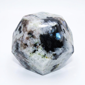 High Quality Crystal Dodecahedron <b>Rainbow</b> Moonstone Stone Dodecahedron Gemstone Healing Natural Stone Crystal Crafts Wholesaler - Product Image 6