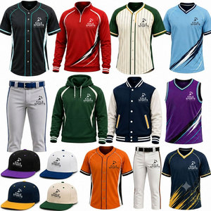 Ensembles d'uniformes de baseball et de softball unisexes, tenue sportive complète, nom et numéro personnalisés, pour adultes, équipe, respirant, couleur personnalisée - Product Image 5