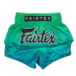 Muay Thai Shorts Slim Cut Retro Palm <b>Tree</b> Pattern Boxing Kickboxing Trunks Training Martial Arts Gear Workout Clothing Unisex - Product Image 1