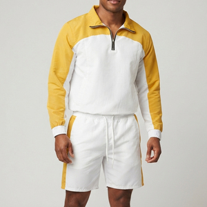 Hot Selling Product Fashion Wear Windbreaker <b>Shorts</b> <b>Sets</b> New Design Sublimation Printed Solid Color Windbreaker <b>Shorts</b> <b>Sets</b> - Product Image 2
