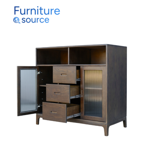 Buffet en bois moderne et élégant pour salon familial Vitrine de stockage élégante et durable Vietnam Utilisation quotidienne en usine qualifiée - Product Image 2