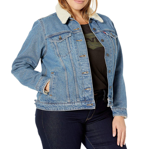 2026 Women's Trendy Casual Distressed Denim <b>Jacket</b> Button Down Relaxed Fit <b>Western</b> Trucker Pocket Loose Washed Jean <b>Jacket</b> - Product Image 3