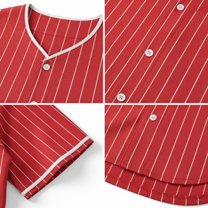 Uniforme de baseball personnalisé pour adultes, haute qualité, nouveau design, impression par sublimation, logo brodé, respirant, maillot court, taille plus - Product Image 4