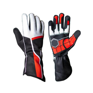 Custom Branding Kart Racing <b>Gloves</b> Designed for Professional <b>Drivers</b> with Flexible Fabric, Secure Steering Grip and Logo - Product Image 1