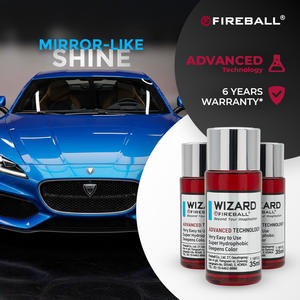 Fireball WIZARD Executive, Revestimiento Cerámico Híbrido, 105 ml (3 x 35 ml), 6 Años de Durabilidad, Superhidrófobo, Alto Brillo, Larga Duración - Product Image 5