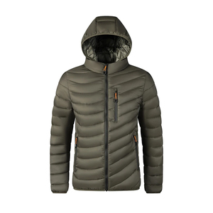 OEM Custom Mens Winter Puffer <b>Jacket</b> Heavy <b>Padded</b> Bubble Coat Wholesale <b>Waterproof</b> Activewear Street Fashion Vendor Factory - Product Image 2