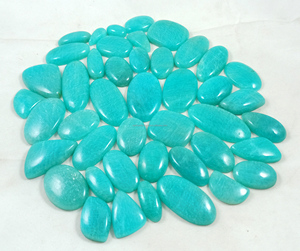 Natural Amazonite Cabochon Healing <b>Crystal</b> Quartz Wholesale Bulk Loose Gemstone Chakra Spiritual Reiki <b>Raw</b> - Product Image 3