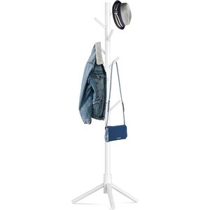 Sturdy 8-Hook Wooden <b>Tree</b> Coat Rack <b>Stand</b> 3-Height Adjustable Freestanding Coat Rack - Product Image 1