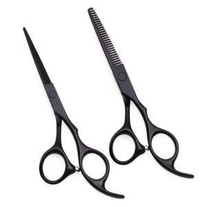 Ciseaux professionnels pour laisser des mèches de cheveux, en acier inoxydable, lame tranchante, 30 dents, pour droitiers, manche long, usage en salon - Product Image 1