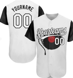Maillots de baseball et de softball unisexes de qualité supérieure, personnalisables avec broderie, uniformes unis en polyester/coton, grandes tailles - Product Image 6