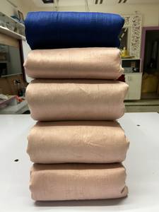 Tela de Seda Dupionne Premium con Textura Natural, Acabado Brillante, Colores Ricos para Prendas de Moda, Vestidos de Novia y Decoración del Hogar - Product Image 3
