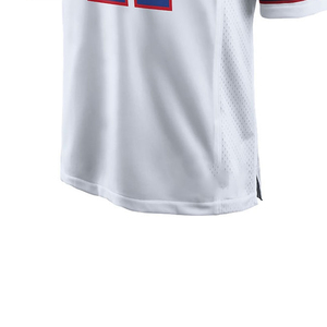 Camiseta de fútbol americano 100% poliéster transpirable de malla para unisex, diseño personalizado, sublimación impresa. - Product Image 4