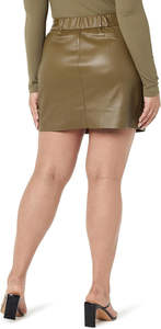 Nueva Minifalda Sexy de Cuero Genuino Brillante para Mujer, Cintura Natural, Venta Directa de Fábrica, Tendencia de Verano - Product Image 6