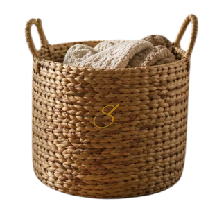 ชุดตะกร้าเก็บของสานมือจากผักตบชวา สำหรับซักผ้าและจัดระเบียบบ้าน - Product Image 3