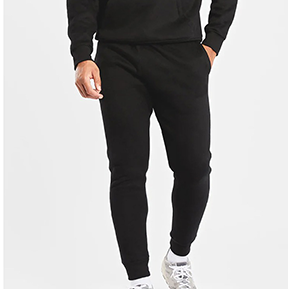 Chándal Deportivo Shaghaf para Hombre, Color Negro Básico, Tela de 400 g/m², Disponible en Stock - Product Image 5