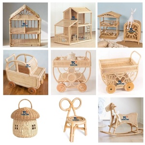 New Arrival RATTAN <b>TOY</b> and RATTAN <b>TOY</b> TROLLEY NATURAL RATTAN With Custom Design Great Discounts And Reliable Delivery Time - Product Image 2