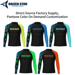 DAIZEN STAR INTERNATIONAL Hauts de compression sportifs pour hommes sur mesure UPF50+ |   Respirant, écologique, séchage rapide - Product Image 2