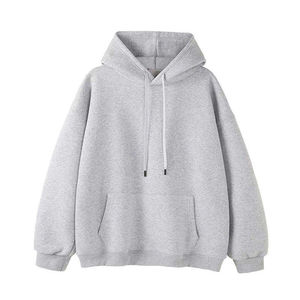 Custom Plain Cotton Blank Hoodies Mens Pullover Unisex Plus Size Men Hoodies & Sweatshirts Washed Polyester Cotton Men's Hoodie - Product Image 1