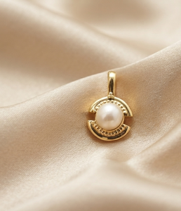 Colgante de Plata de Ley 925 con Perla de Agua Dulce, Chapado en Oro Rosa, Joyería de Lujo Hecha a Mano con Gema de Concha, Regalo para Fiestas y Eventos - Product Image 4