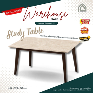 [Promotion entrepôt] Table à manger Laminam Diamond Cream Polished |   Table en pierre frittée de 12 mm |   Meubles de salle à manger modernes de luxe - Product Image 3