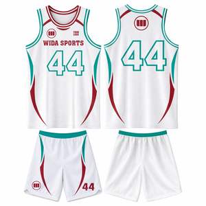 T-shirt de basketball Wida Sports en sublimation, personnalisé, brodé, sans manches, blanc, pour homme - Product Image 5