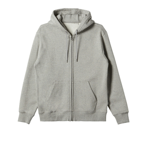 Wholesale Custom Embroidered Zipper-Up Hoodie <b>Men</b> 100% Cotton <b>Fleece</b> Heavyweight Warm Casual Streetwear Gym Winter Hooded <b>Top</b> - Product Image 6