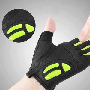 Premium Quality Custom Made Design Breathable Polyester/Cotton/Leather <b>Touchscreen</b> Zipper Closure Unisex Cycling <b>Gloves</b> - Product Image 2