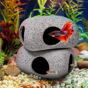 Décoration de roche en résine pour aquarium, abri en pierre simulée, ornement paysager pour aquarium, pour usage aquatique - Product Image 5
