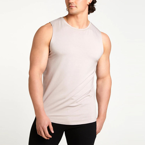 Athletic Men Gym Wear Tank <b>Tops</b> Vintage Sleeveless Oversize <b>Distressed</b> Acid Wash Singlet Fitness Workout Training Vest - Product Image 3