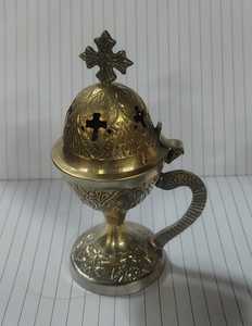 Hot Selling AG Metal Exports Brass <b>Incense</b> Burner Traditional Indian Sandalwood <b>Incense</b> Sticks <b>Cone</b> Holder Therapeutic Use 100% - Product Image 4
