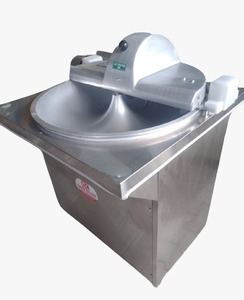 Commercial Three Phase 440V Semi-Automatic Meat Vegetable Curvilinear <b>Blades</b> Stainless Steel Bowl Chopper Low Noise Wholesale - Product Image 1