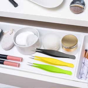 HASIBI NAQIBI SURGICAL CORPORATION Pince à épiler de précision en acier inoxydable pour l'élimination des éclats, des poils incarnés des sourcils et des cils - Product Image 3