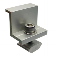 Kit de fixation solaire en aluminium anodisé VNTECH GLOBAL VNG-EC30 30 mm - Pré-assemblé, haute durabilité