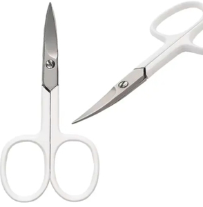 Ciseaux à ongles en acier inoxydable, lame droite, pointe acérée, coupe-cuticules de précision, outil professionnel durable pour le soin des ongles - Product Image 2