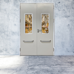 Nhà Máy Bán Buôn Phong Cách Hiện Đại Thép An Ninh Cửa Bền Chính Phía Trước Cửa Thép Với Kính Cho Bệnh Viện Văn Phòng Trường Cửa - Product Image 3