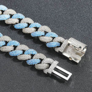 Premium Quality 925 Silver Moissanite Diamond Miami Cuban Bracelet <b>for</b> <b>Men</b> Hip Hop Jewelry Available <b>for</b> Affordable Price - Product Image 5