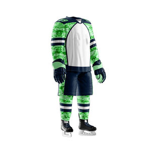 Uniformes de hockey sur glace en gros pour logo personnalisé, uniformes de hockey sur glace décontractés pour équipes sportives, uniformes de hockey sur glace par sublimation en provenance du Pakistan - Product Image 4
