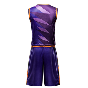 Ensemble d'uniformes de basketball personnalisés de qualité supérieure – Maillot et short d'équipe haute performance, respirants, imprimés numériquement, pour le sport - Product Image 5