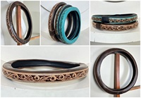Nouvelle Housse de Volant de Voiture en Cuir Véritable Façonnée à la Main, Antidérapante, Motif Floral, Toutes Saisons, en Cuir de Vachette, Accessoires Auto 2026