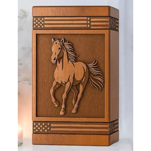 Urne décorative en bois avec finition antique, urne en bois sur mesure pour cendres, fournisseur d'urnes par AYAANS - Product Image 2