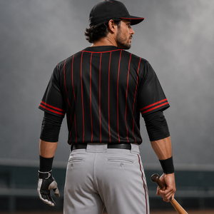 Uniforme de Béisbol Corto de Poliéster Transpirable de Última Moda y Alta Demanda, Tallas Grandes, Color Personalizado, Servicio OEM - Product Image 4