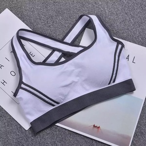 Women's Plaid Sports <b>Bra</b> Racerback Medium Support Breathable Fitness Top Yellow Black Patterned Seamless <b>Stretch</b> Workout <b>Bra</b> - Product Image 2