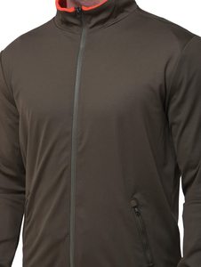 Vestes en nylon et élasthanne personnalisées avec logo OEM, col montant, fermeture éclair bidirectionnelle, ourlet élastique, coupe-vent imperméable – Vente en gros - Product Image 5
