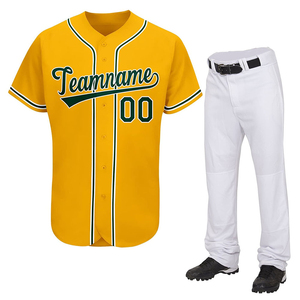 Vêtements de sport, uniforme de baseball, nouveau design, uniforme de baseball 100% polyester, uniforme de baseball à vendre - Product Image 6