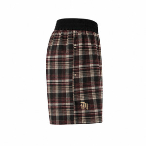 Shorts Boxer Ample Gothique à Carreaux Y2K en Coton Personnalisé Streetwear Faible MOQ Pakistan Mode Urbaine Taille Élastique Mi-haute - Product Image 4