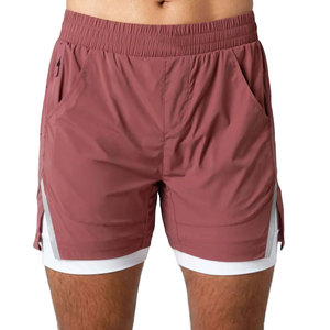 Shorts élégants 2 en 1, respirants en polyester, nouveau design, shorts 2 en 1 pour hommes - Product Image 1